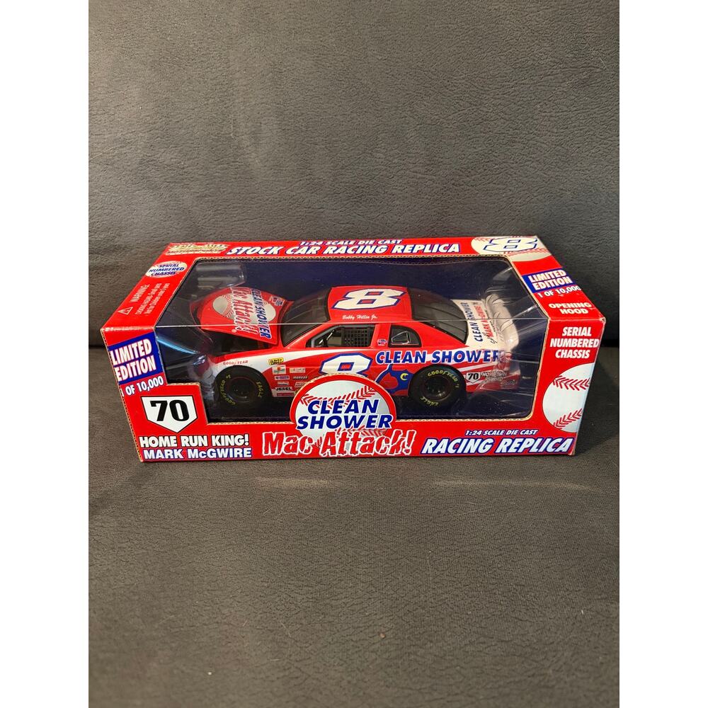 Milestone 1999 Bobby Hillin JR Mark McGwire Clean Shower Mac Attack 8 Diecast-